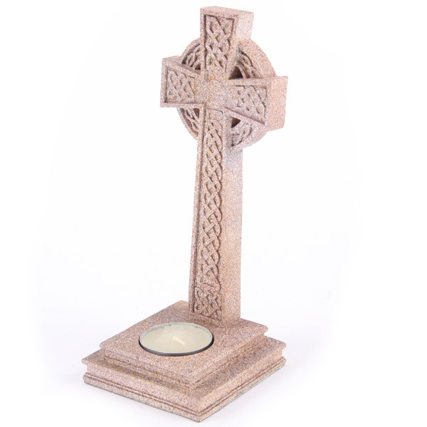 Keltisches Kreuz Teelichthalter 4