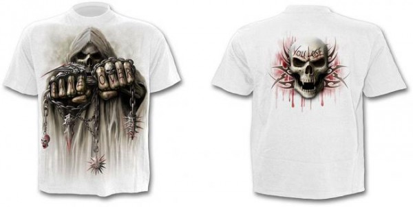 Game Over T-Shirt weiß