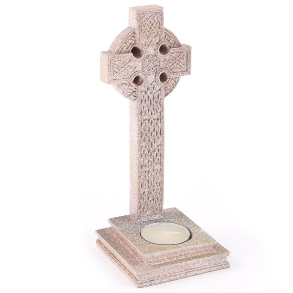 Keltisches Kreuz Teelichthalter 3