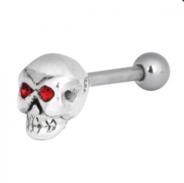 Steel Basicline® Ear Piercing Skull